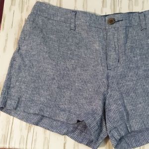 NWT Chambray Striped Shorts